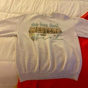 western sweater, size medium, like new condition